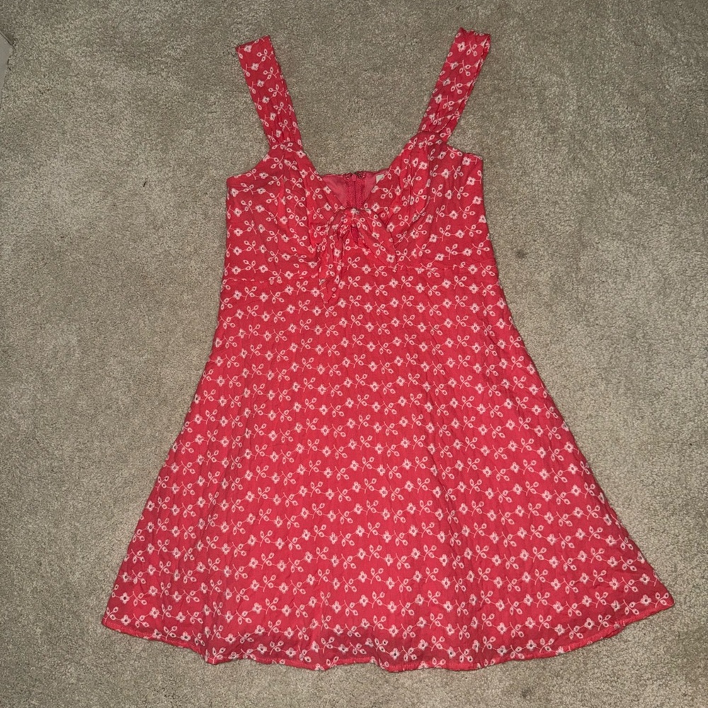 Floral Red Sundress